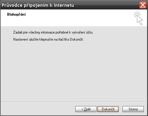 Nastavení: MS Outlook Express krok č.7