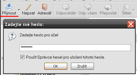 Nastavení: Mozzila Thunderbird krok č.8